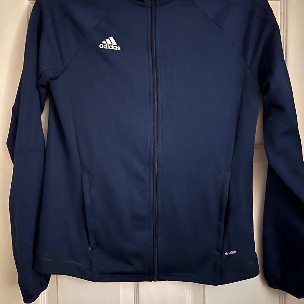 Adidas Dark Blue Jacket with Logo